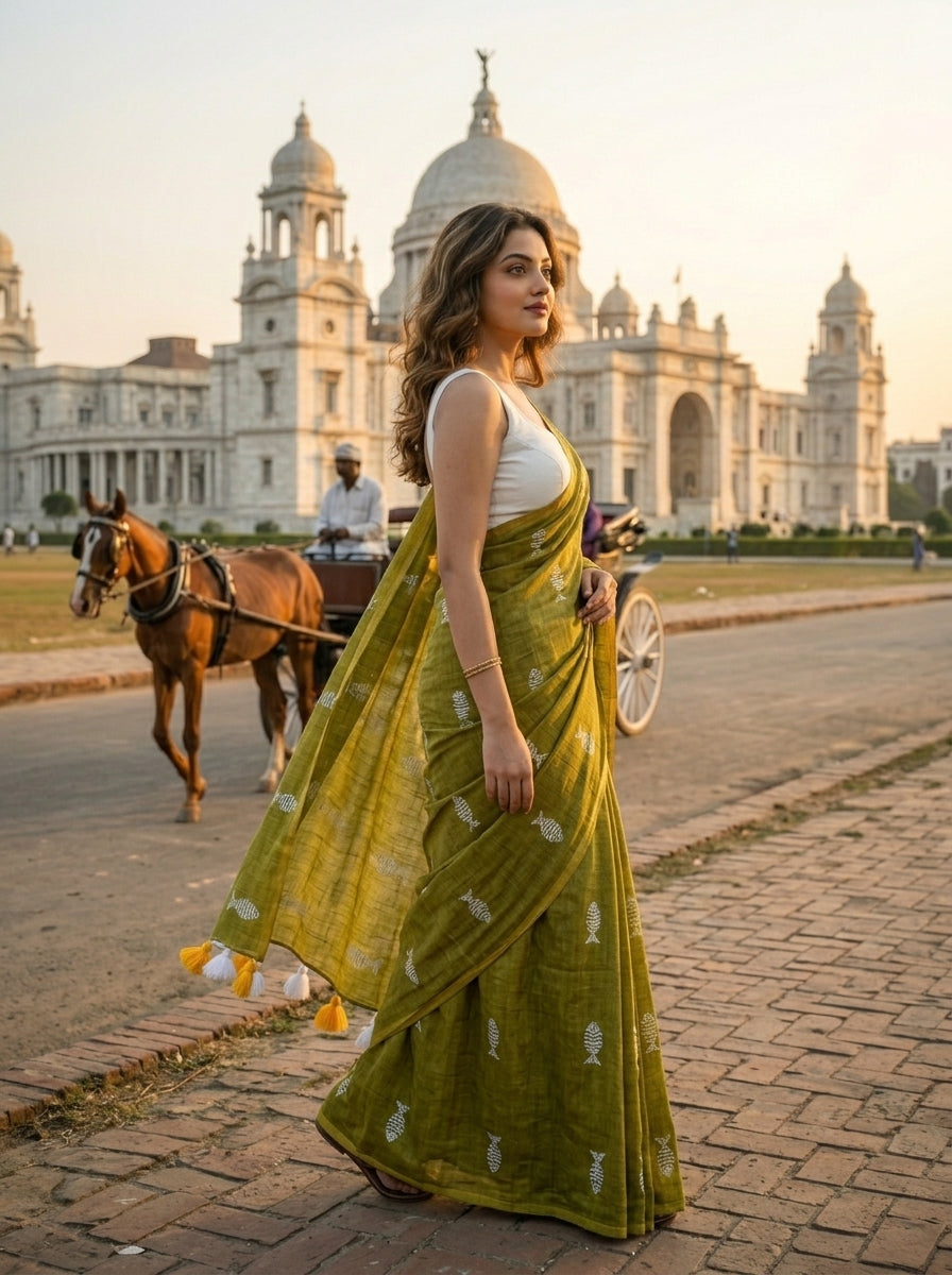 Sagarika Mul Cotton Saree