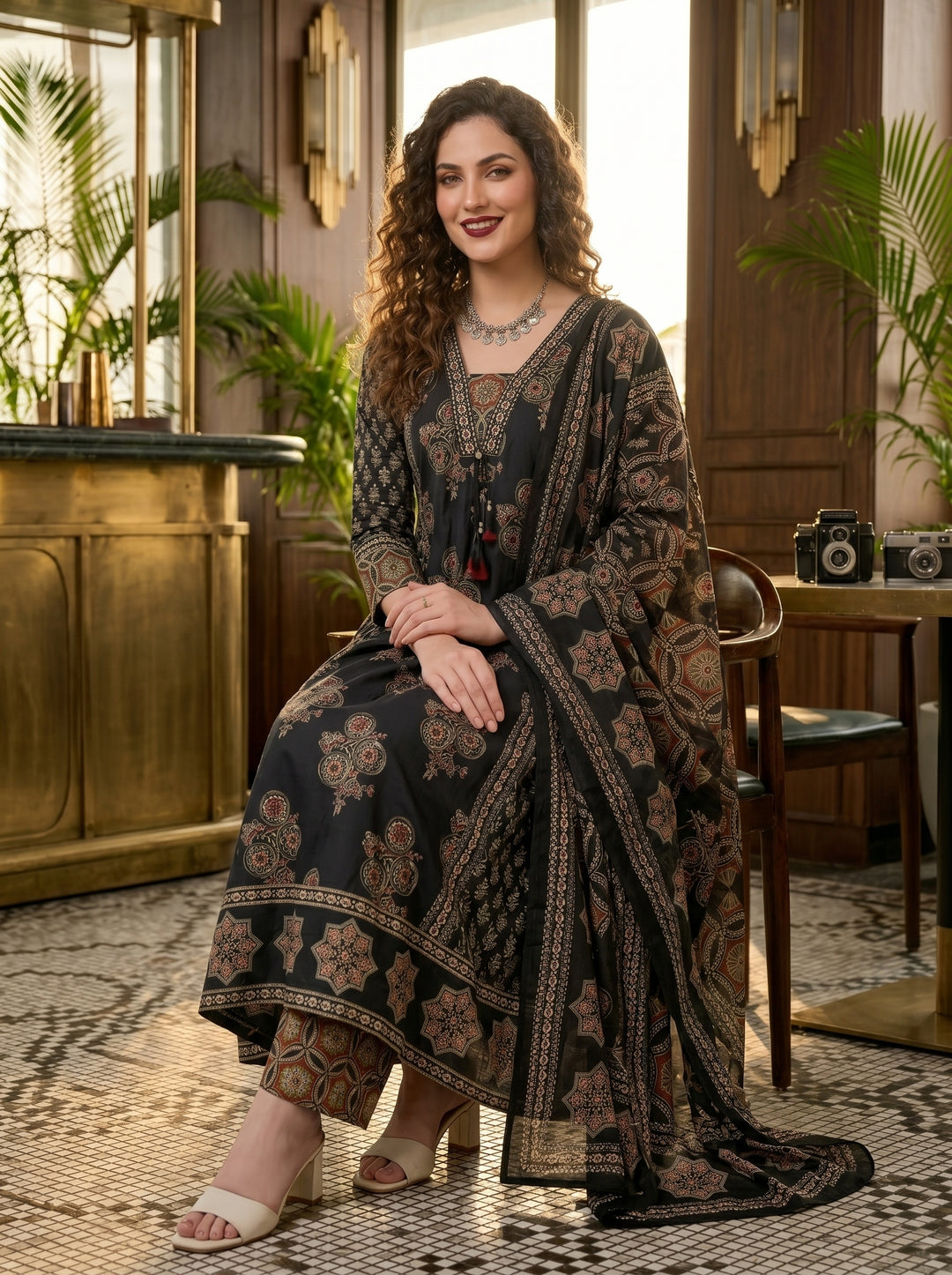 Dream Ethnic  Cotton Kurti Set