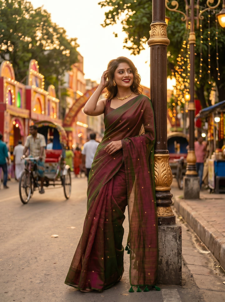 Mohini Tissu Cotton Saree