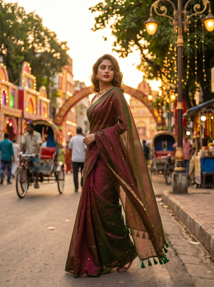 Mohini Tissu Cotton Saree