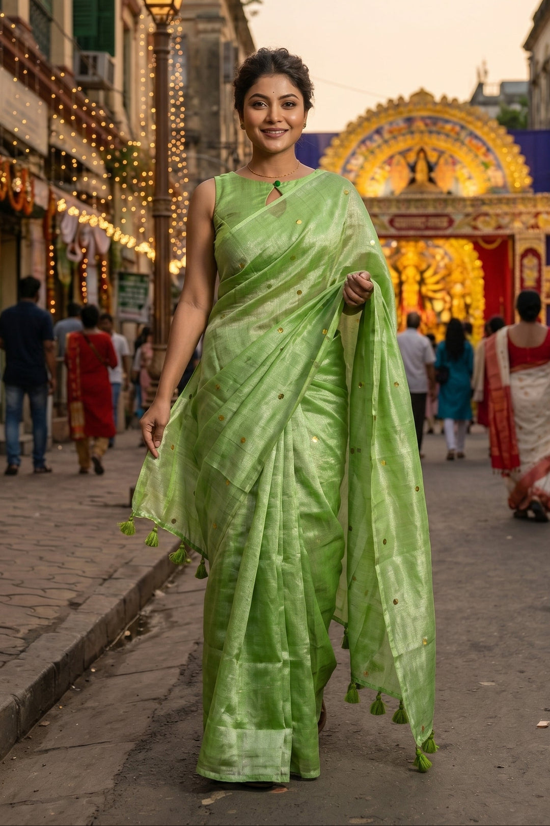 Mohini Tissu Cotton Saree