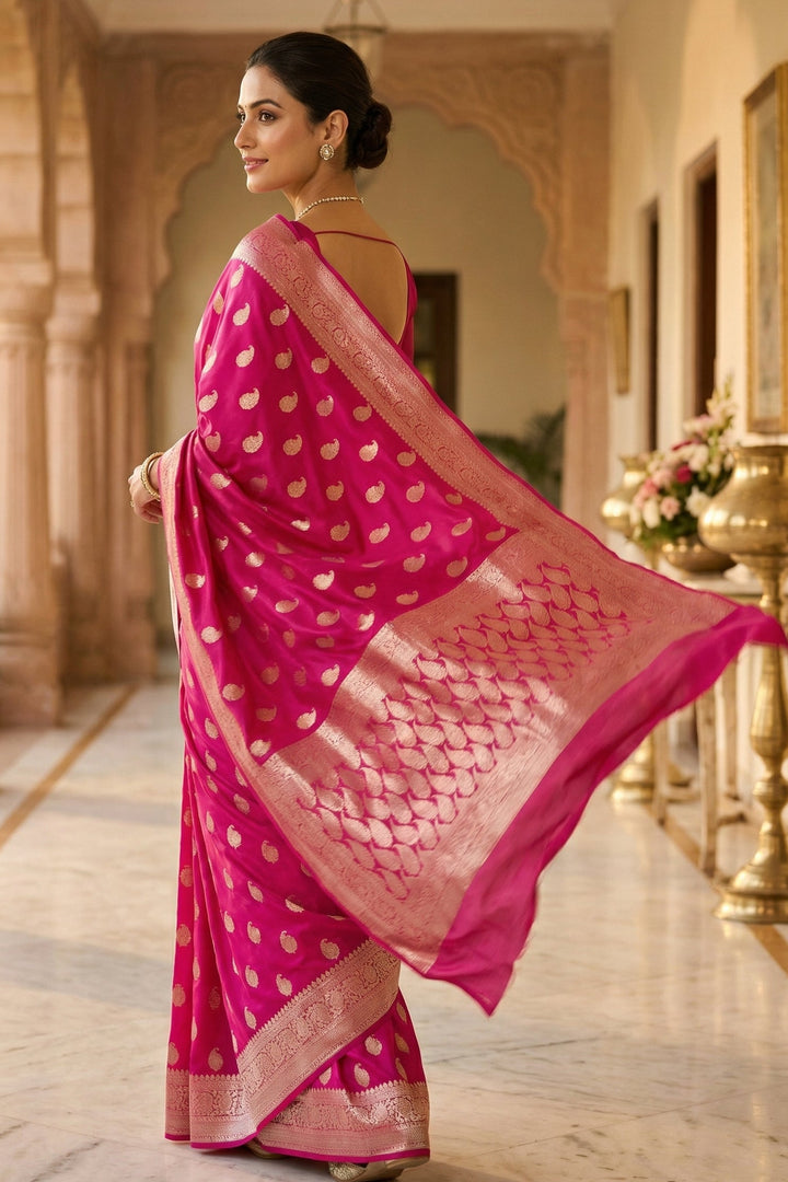 Drizzle Of Grace Gajji Silk Saree
