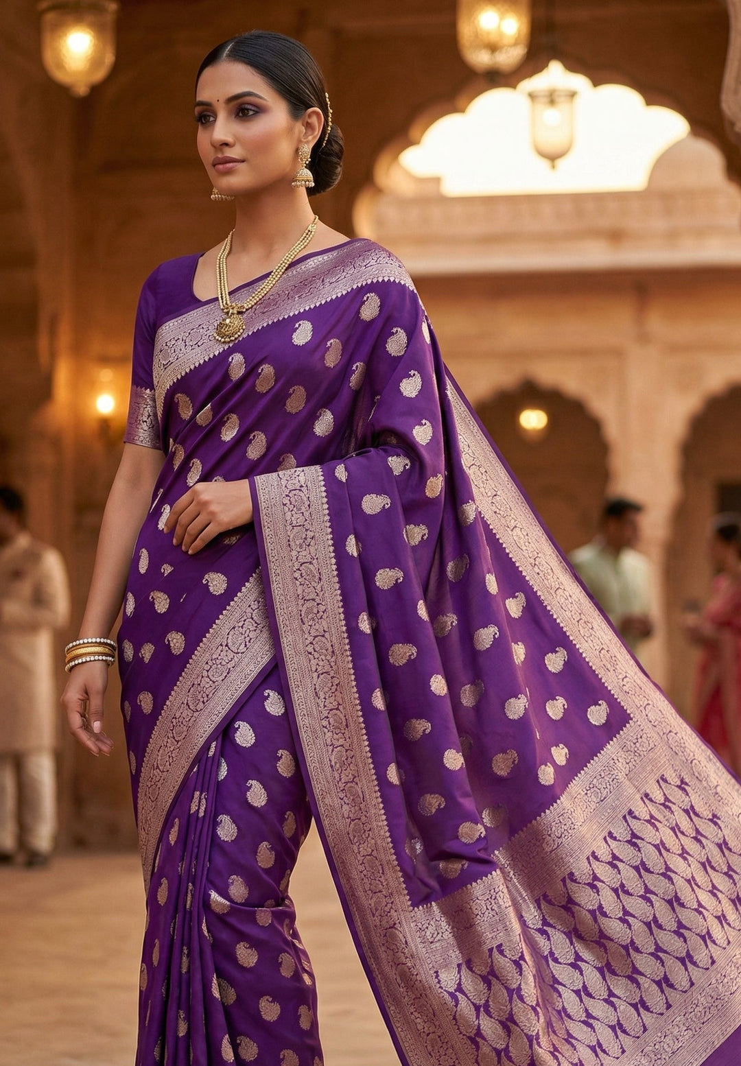 Drizzle Of Grace Gajji Silk Saree