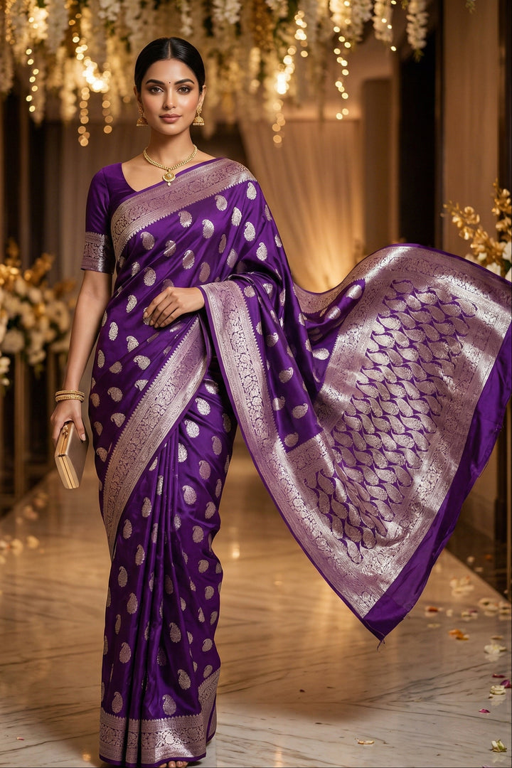 Drizzle Of Grace Gajji Silk Saree