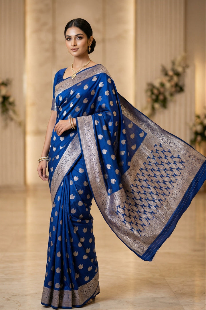 Drizzle Of Grace Gajji Silk Saree