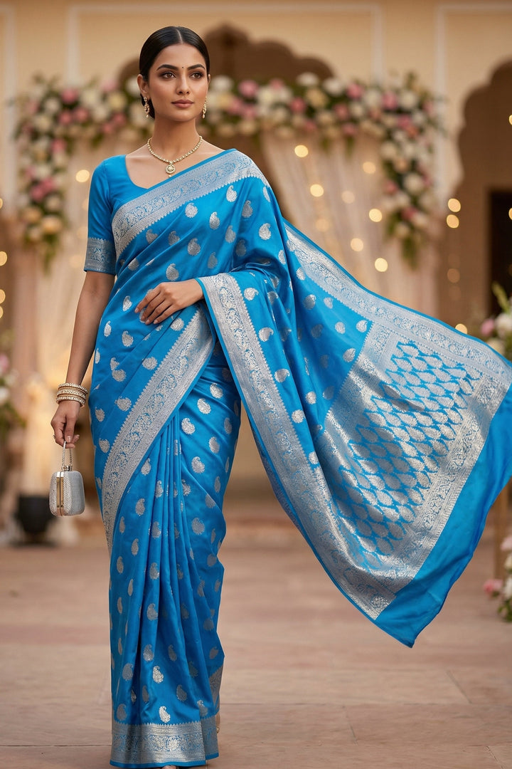 Drizzle Of Grace Gajji Silk Saree
