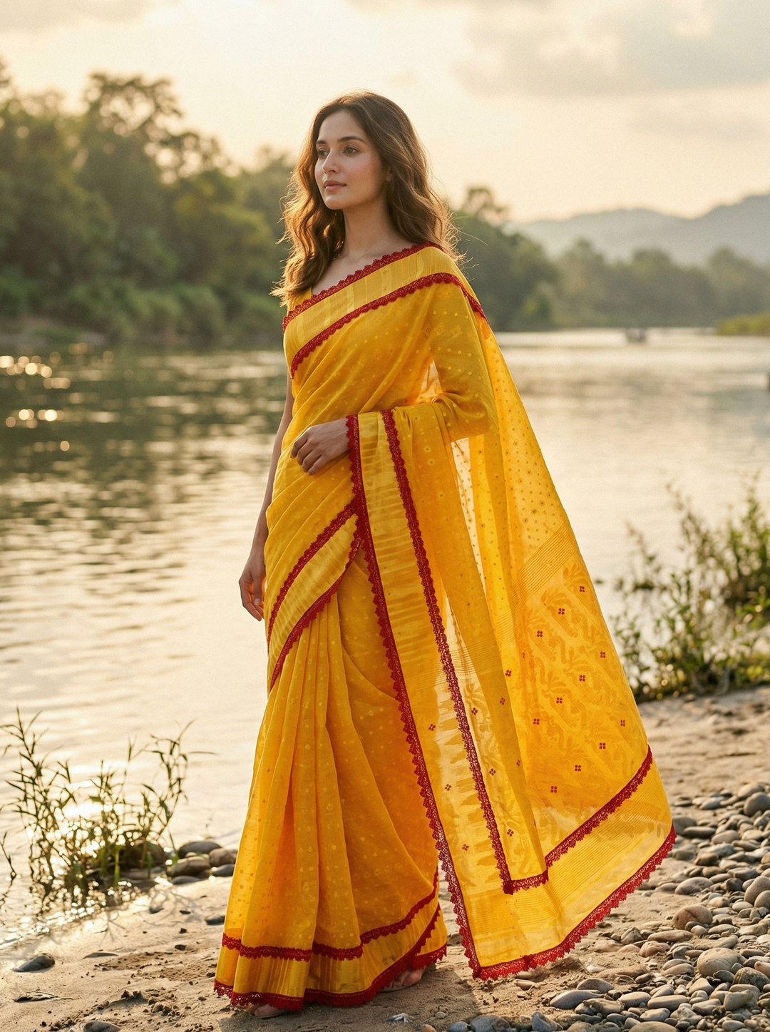 Close To Bengali Heart-Jamdani Saree
