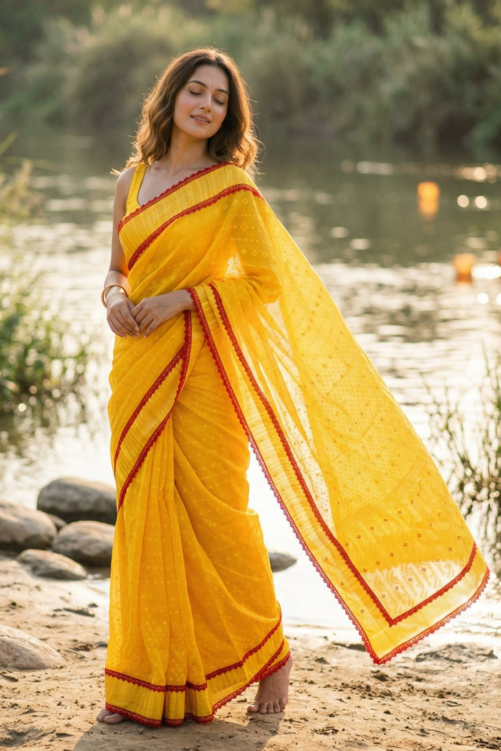 Close To Bengali Heart-Jamdani Saree