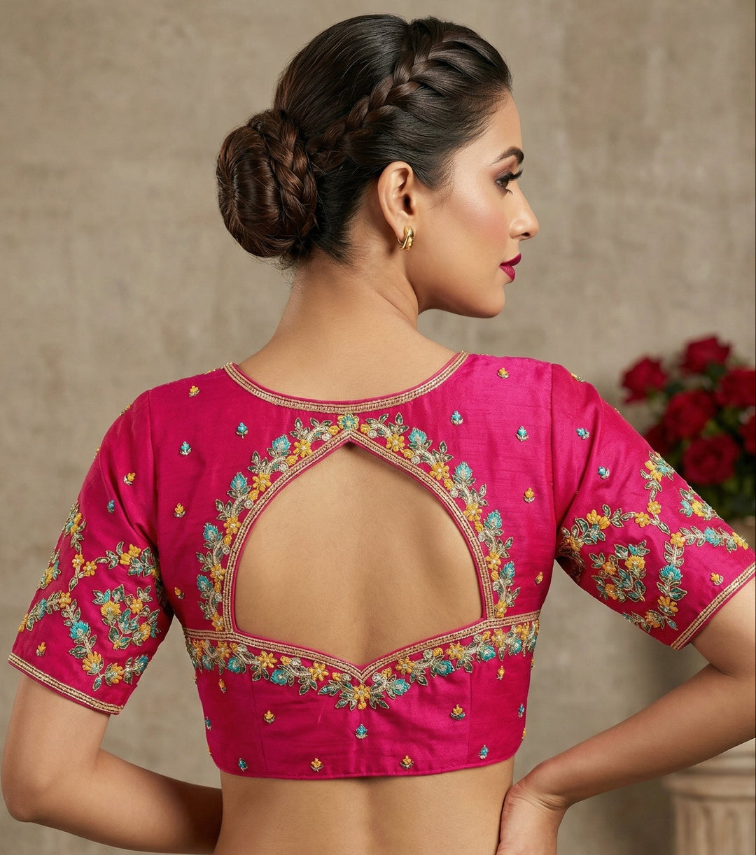 Monalisa (Vichitra Silk Blouse)