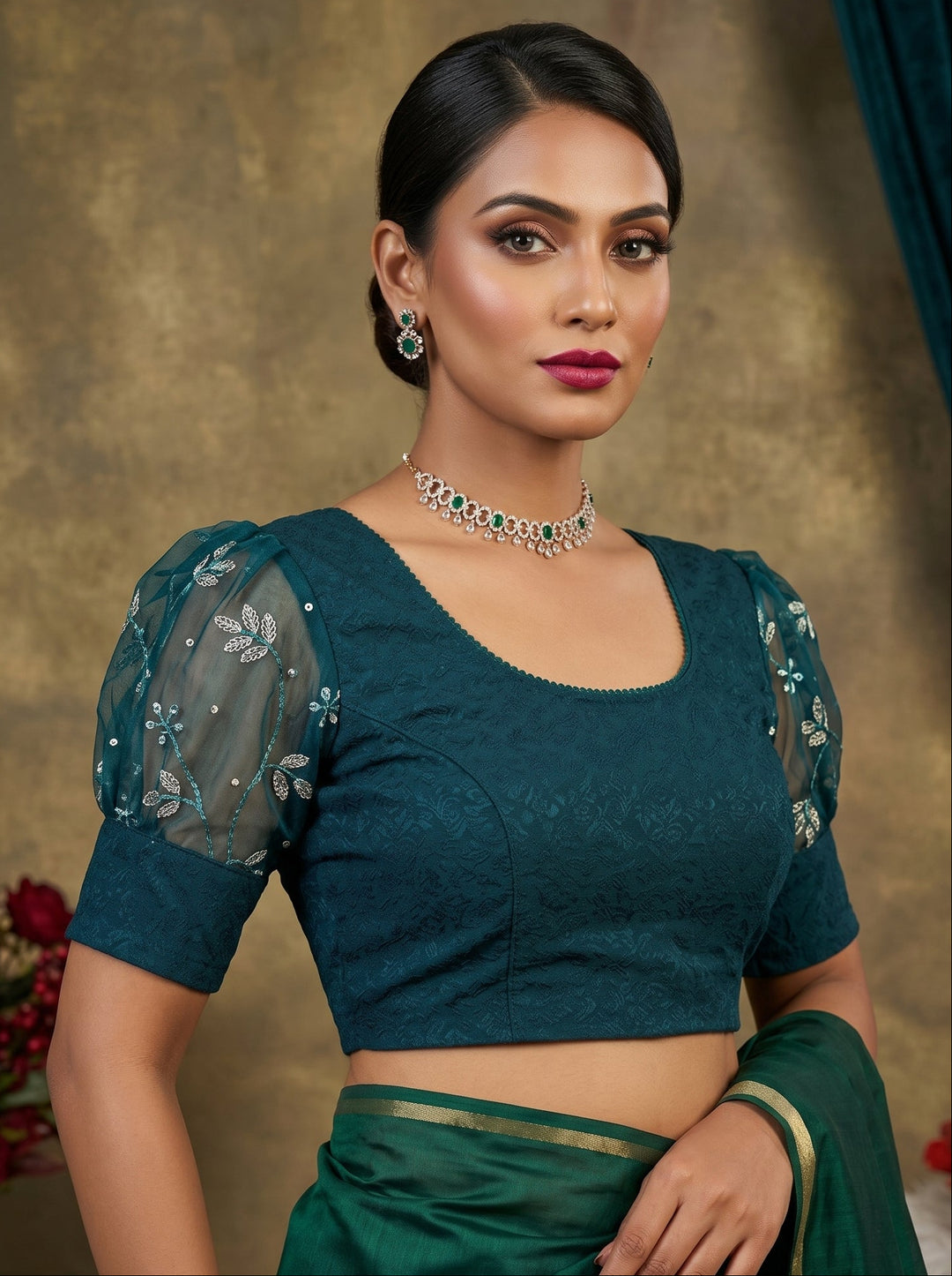 Crafted To Glow-Stretchable Knitted Blouse