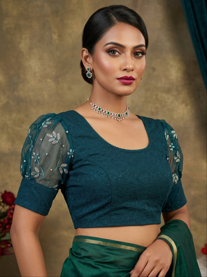 Crafted To Glow-Stretchable Knitted Blouse