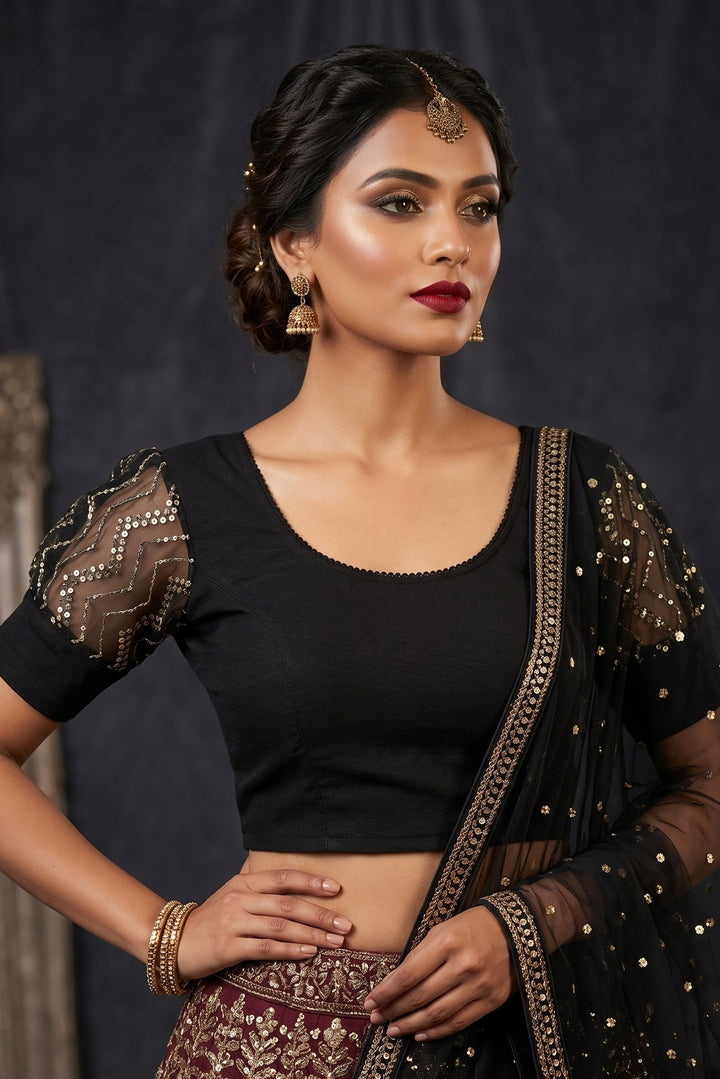 Crafted To Glow-Stretchable Knitted Blouse