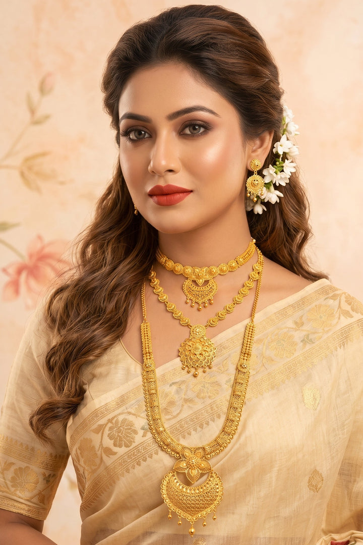 Shringarika Gold Plated Necklace Set
