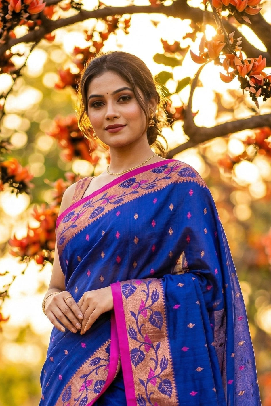 Metro Muse Khadi Cotton Saree