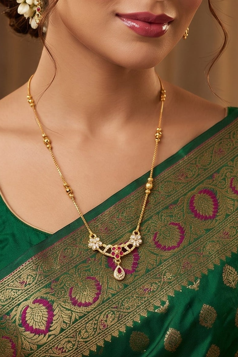Vivah Rekha (Gold Plated Mangal sutra)-Combo 4