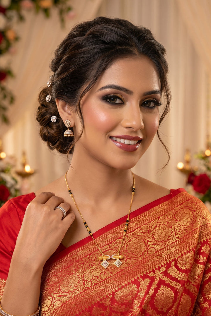 The Ruby Twin- Mangalsutra(Combo-4)