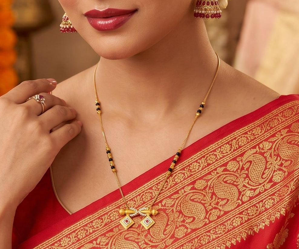The Ruby Twin- Mangalsutra(Combo-5)
