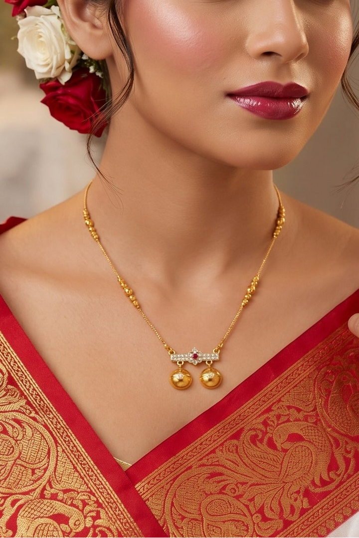 Bridal Glow (Gold Plated Mangal sutra)-Combo 2