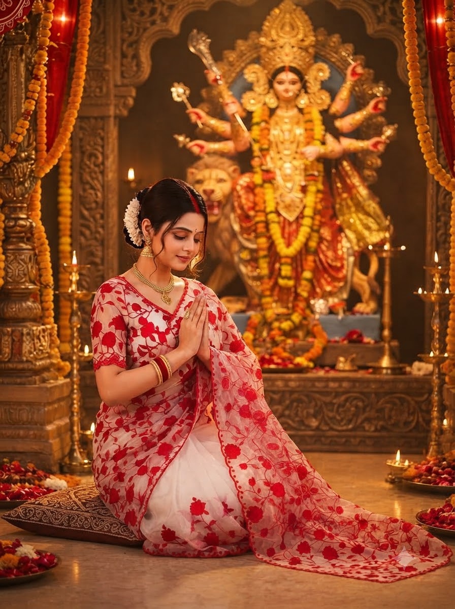 Florielle Grace - Soft Organza Saree