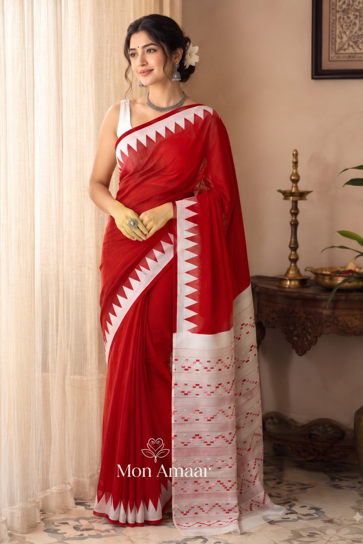 Rangamaya  Jamdani  Saree