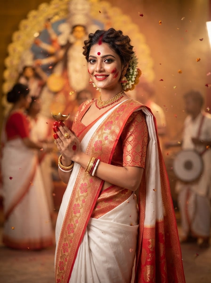 Trinetra Banarasi Semi Chiniya Silk  Saree