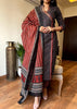 Breath Taking Angrakha Style Designer Kurti Set