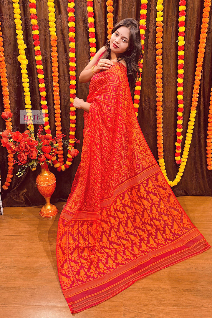 Beauty Of Our Bengal - Dhakai Jamdani Saree