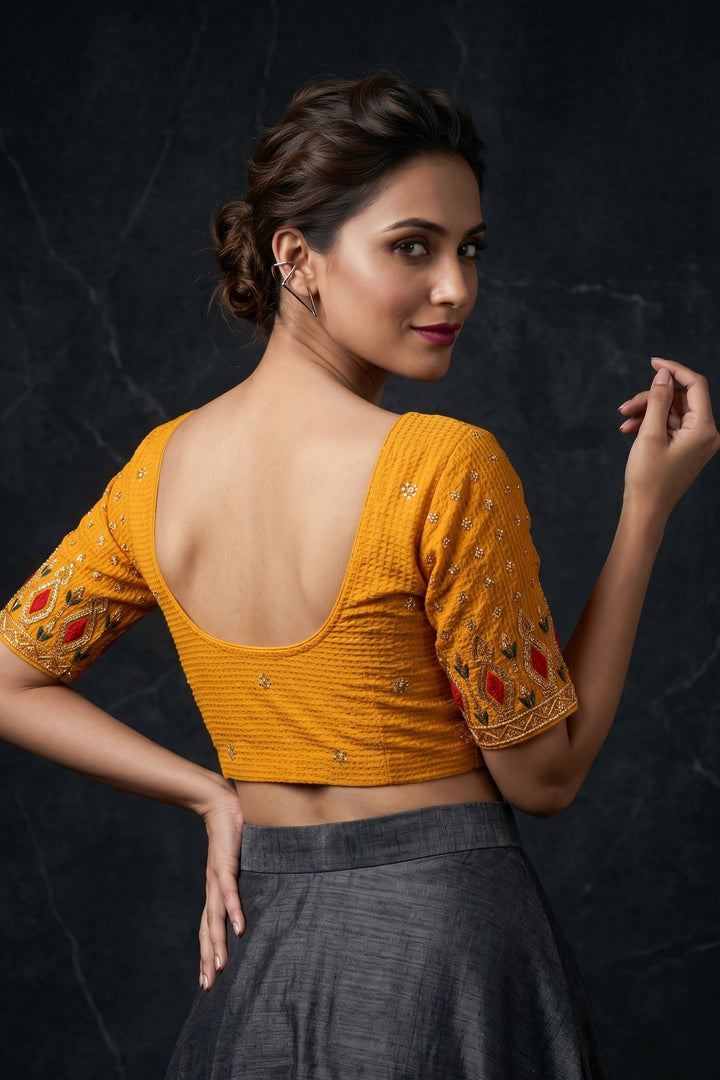 Summer Slay Stretchable Knitted Blouse