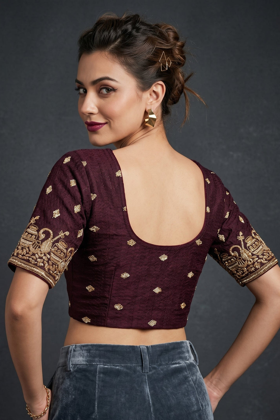 Cool and Crazy Stretchable Knitted Blouse