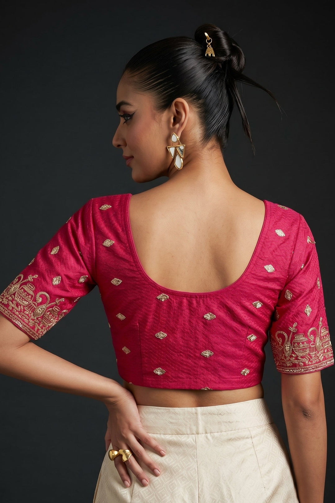 Cool and Crazy Stretchable Knitted Blouse