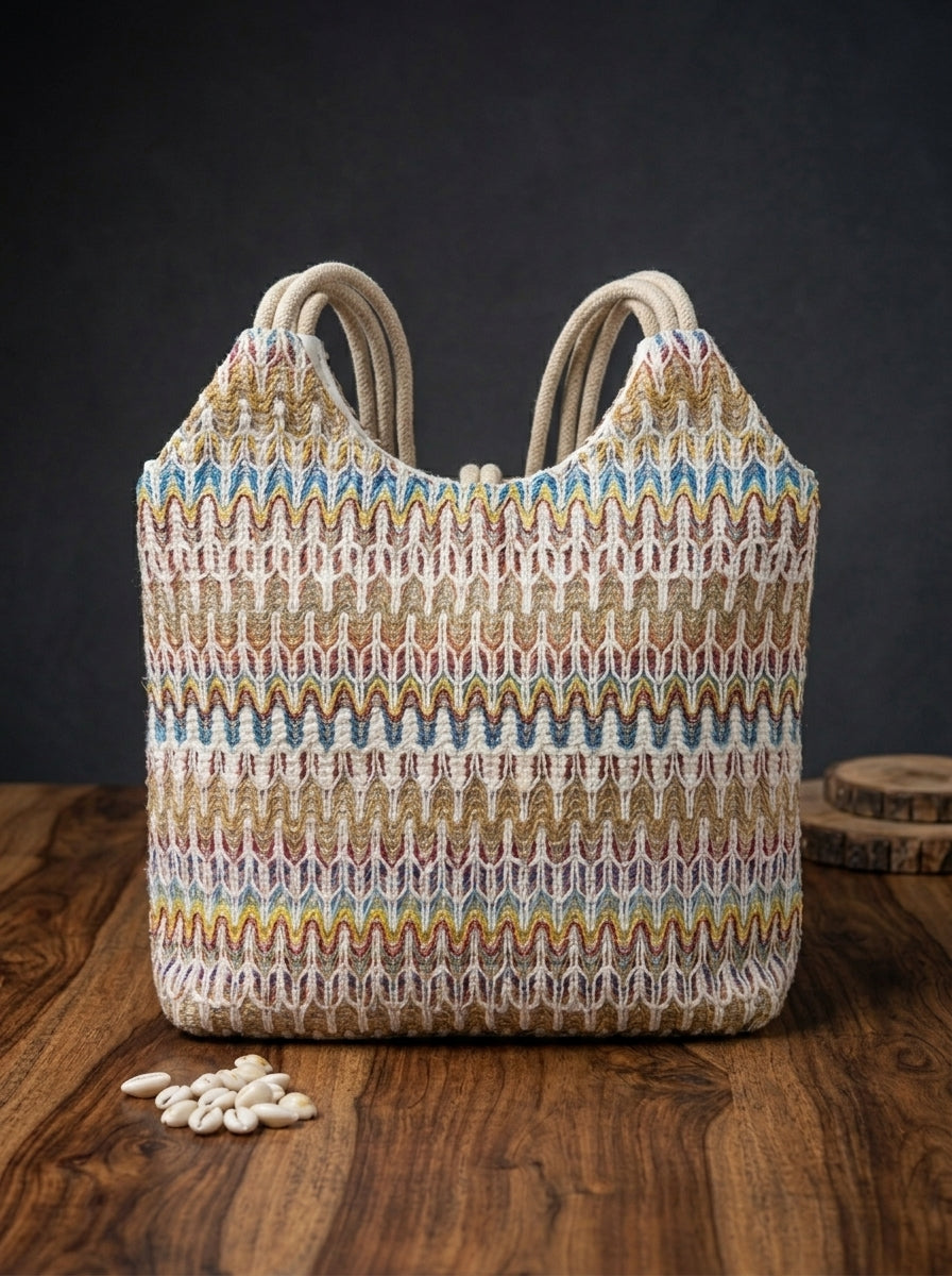 Ocean Kissed- Boho Tote Bag