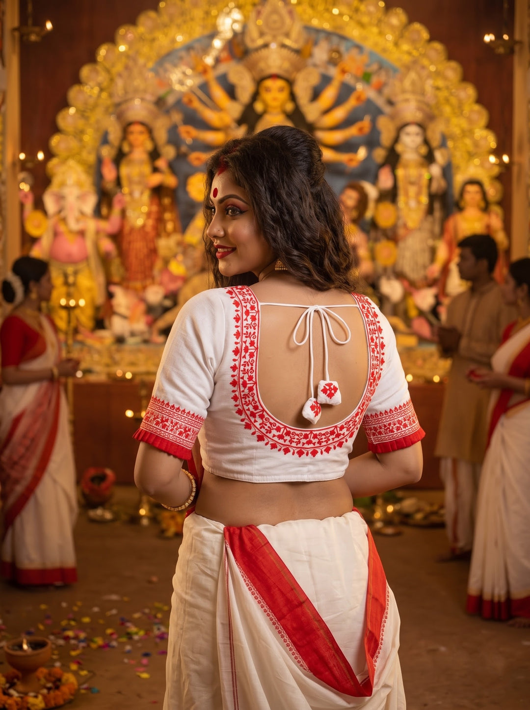 Adya Shakti Vichitra Silk Designer Blouse