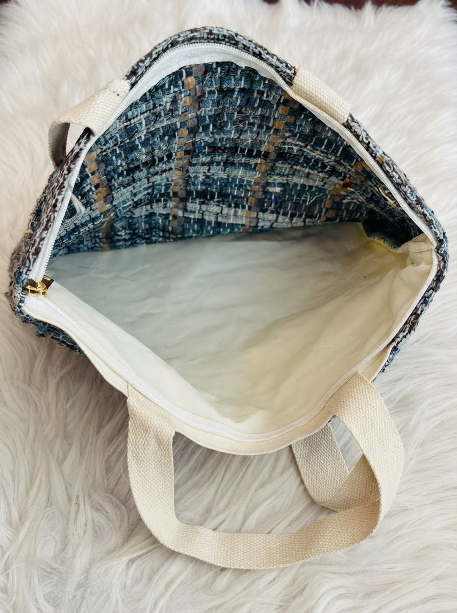 Denim Delight- Tote Bag