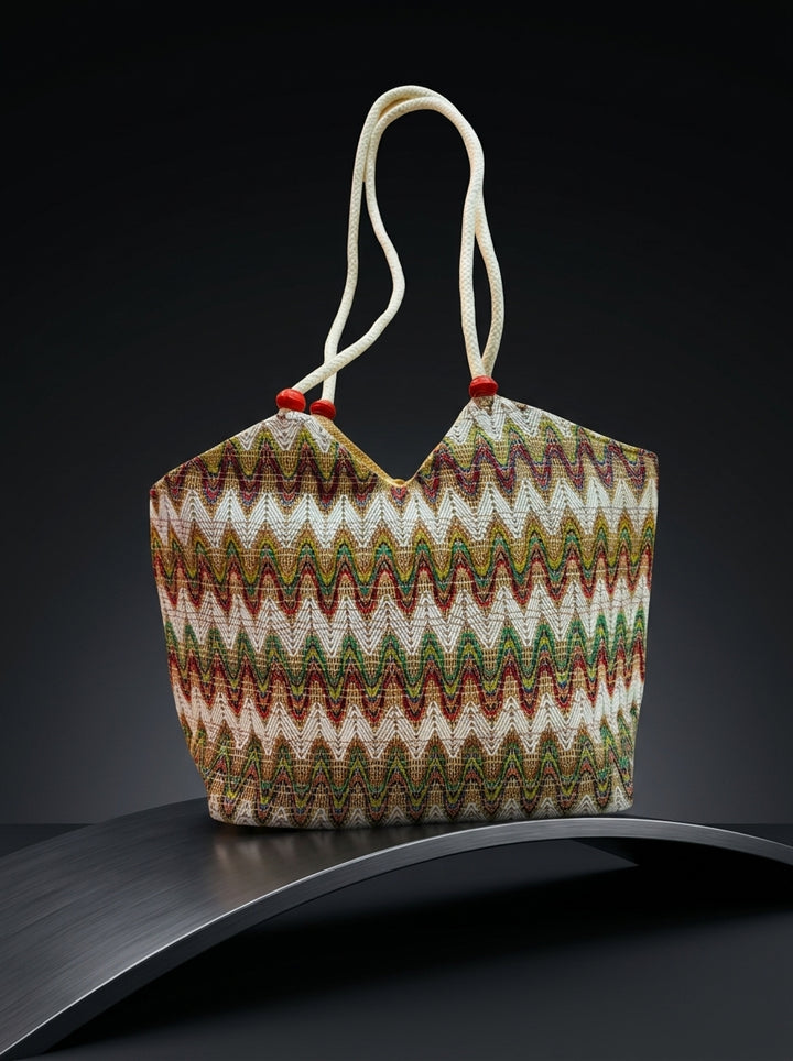 Tangled in colors- Boho Tote Bag