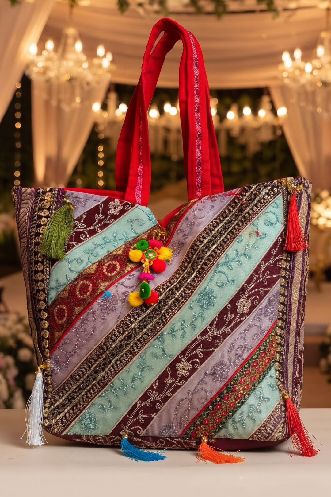 Party All Night  –  Designer Handcrafted Tote Bag
