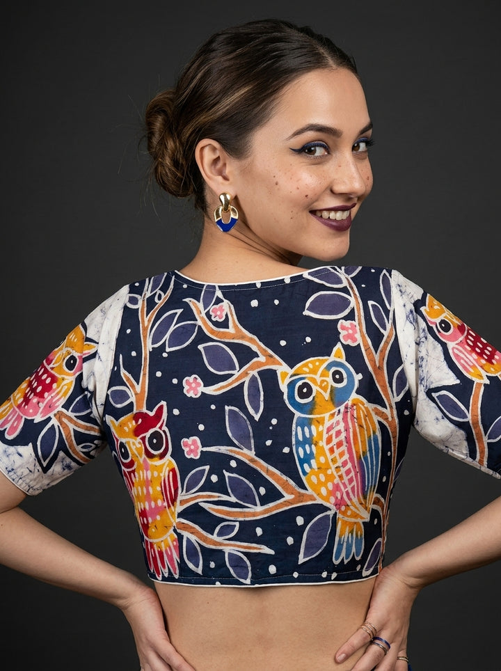 Signature Bird Art Blouse
