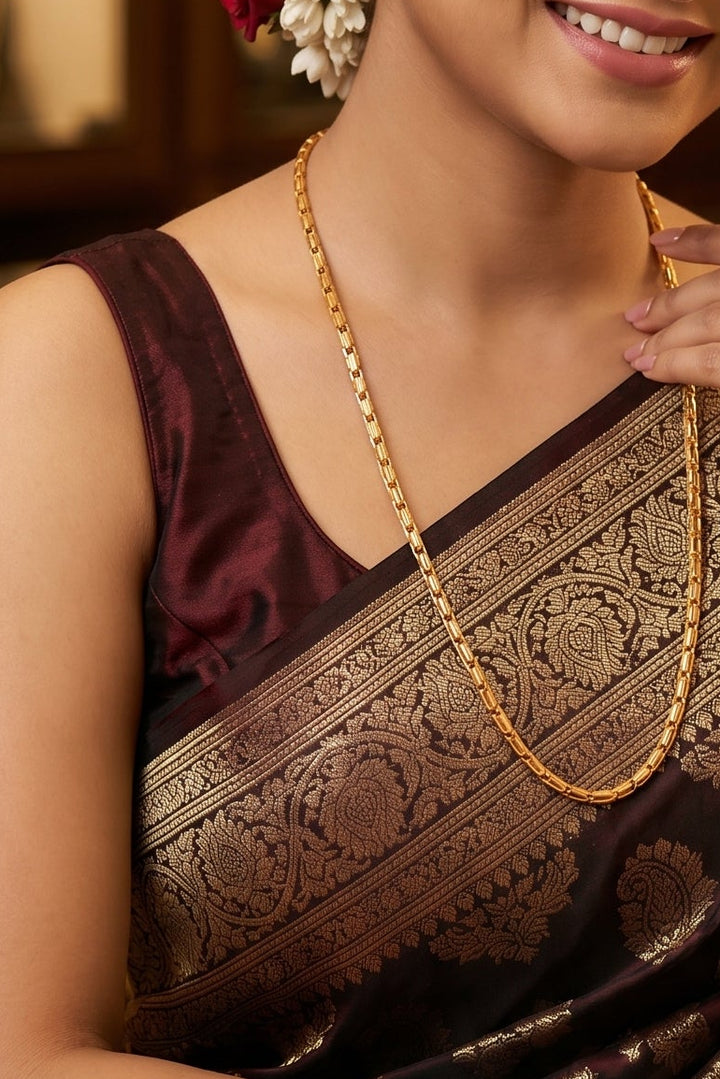 Gleaming Touch - Gold Plated Chain