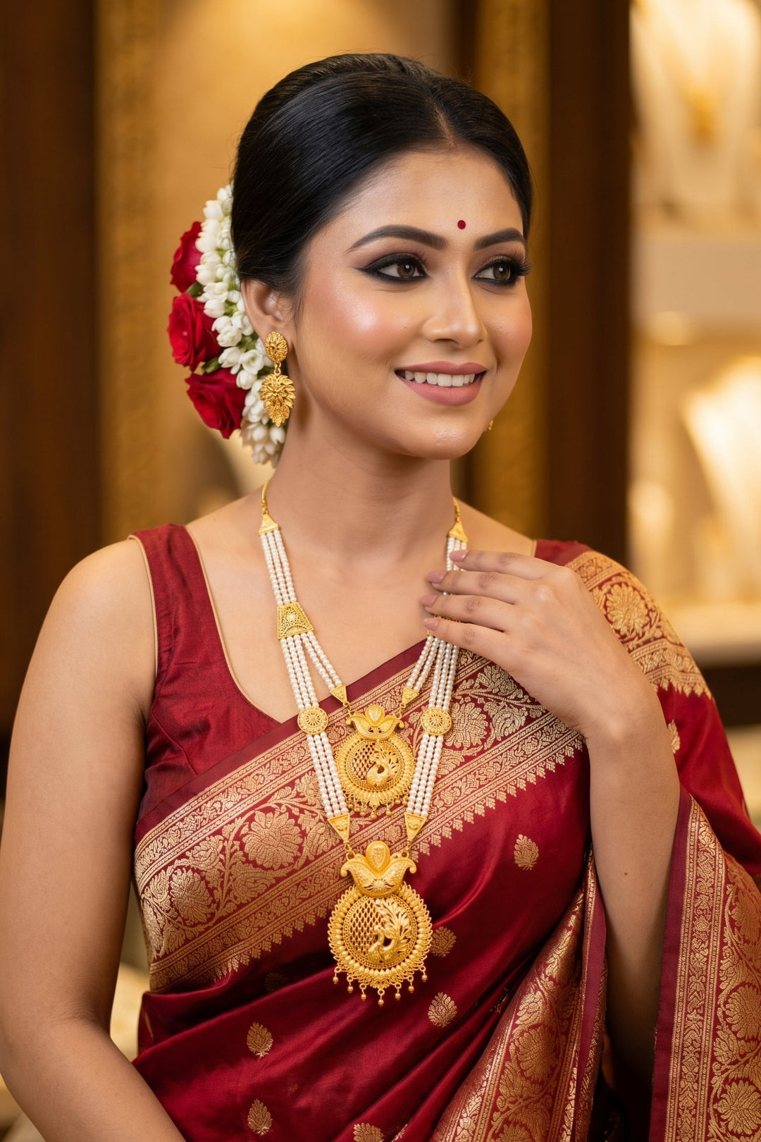 Peacock Bliss Necklace & Earring Set
