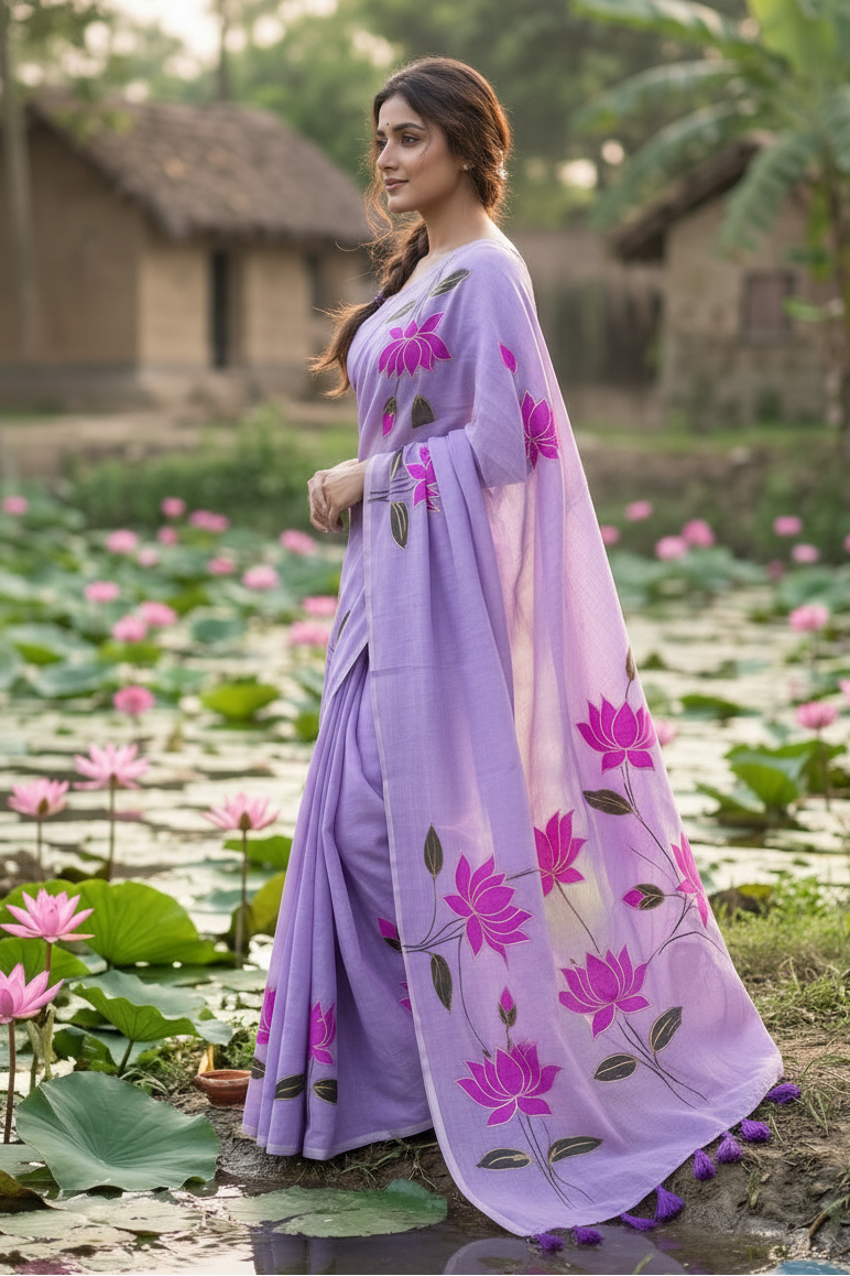 Podmosmita Mul Cotton Saree