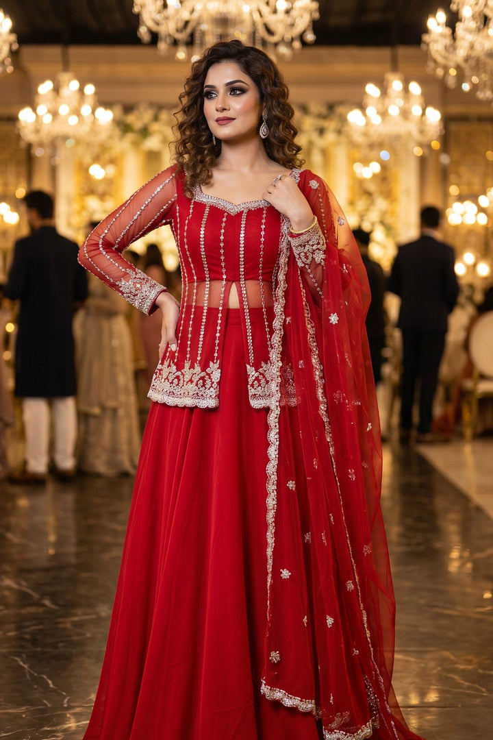 Crystal Radiance Designer Sharara Set