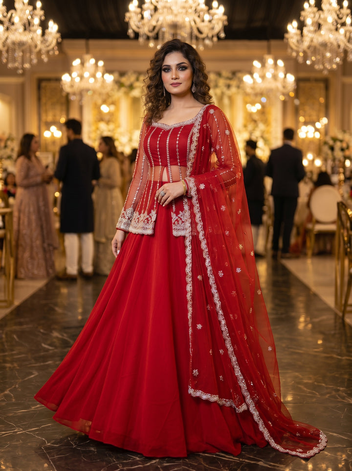 Crystal Radiance Designer Sharara Set