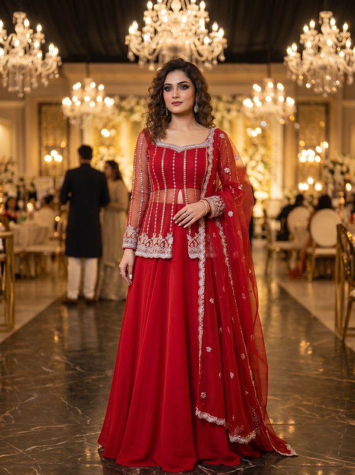 Crystal Radiance Designer Sharara Set