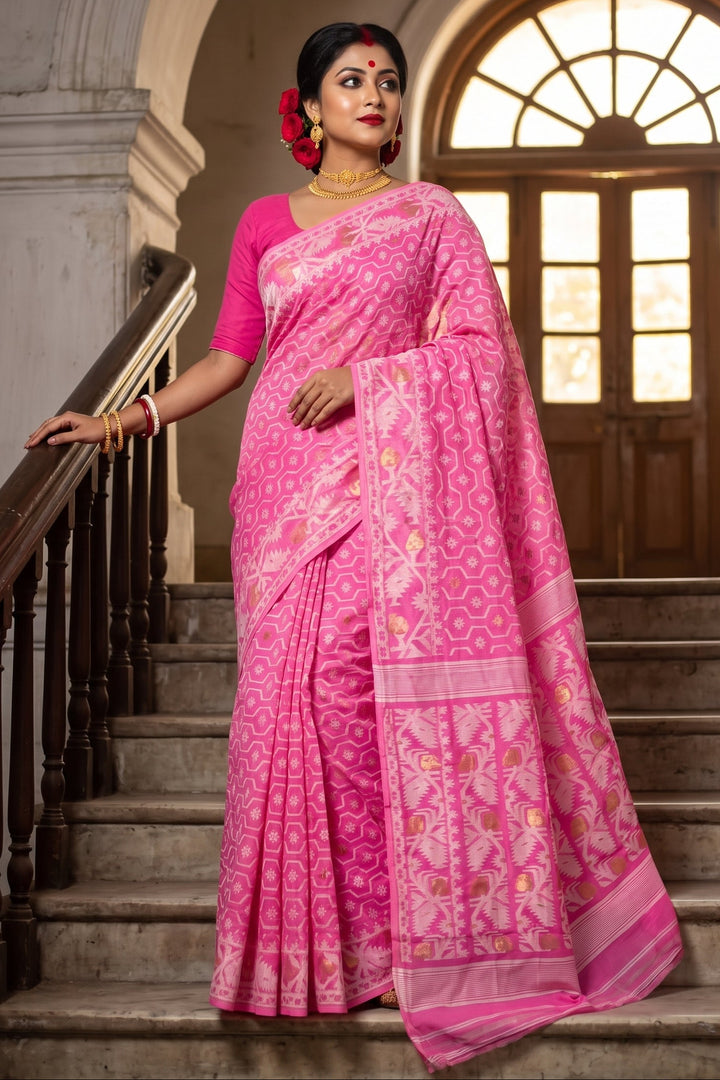 Swarnamayi Jamdani Saree