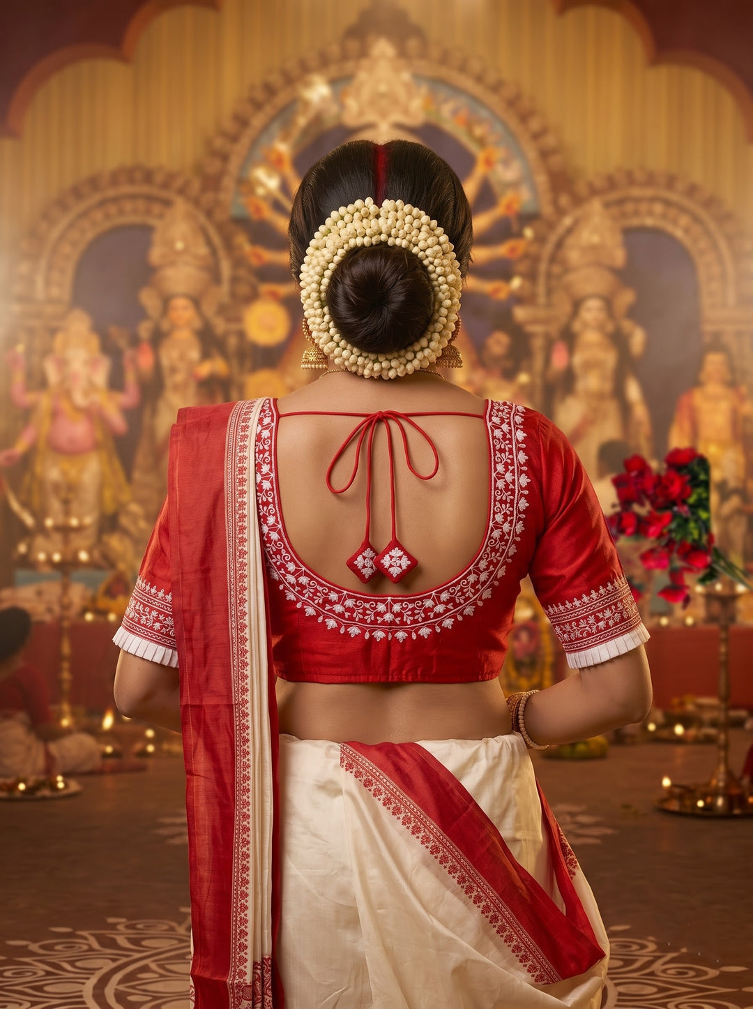 Adya Shakti Vichitra Silk Designer Blouse