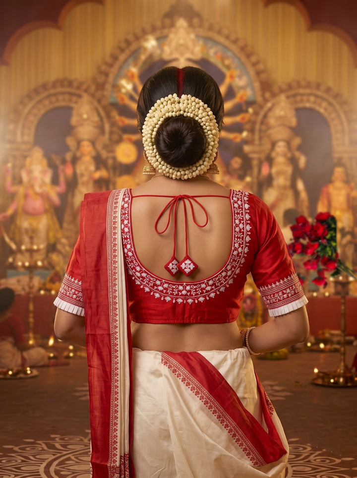 Adya Shakti Vichitra Silk Designer Blouse