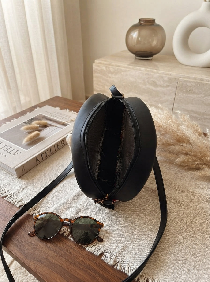 Be My Teddy -  Round Sling Bag