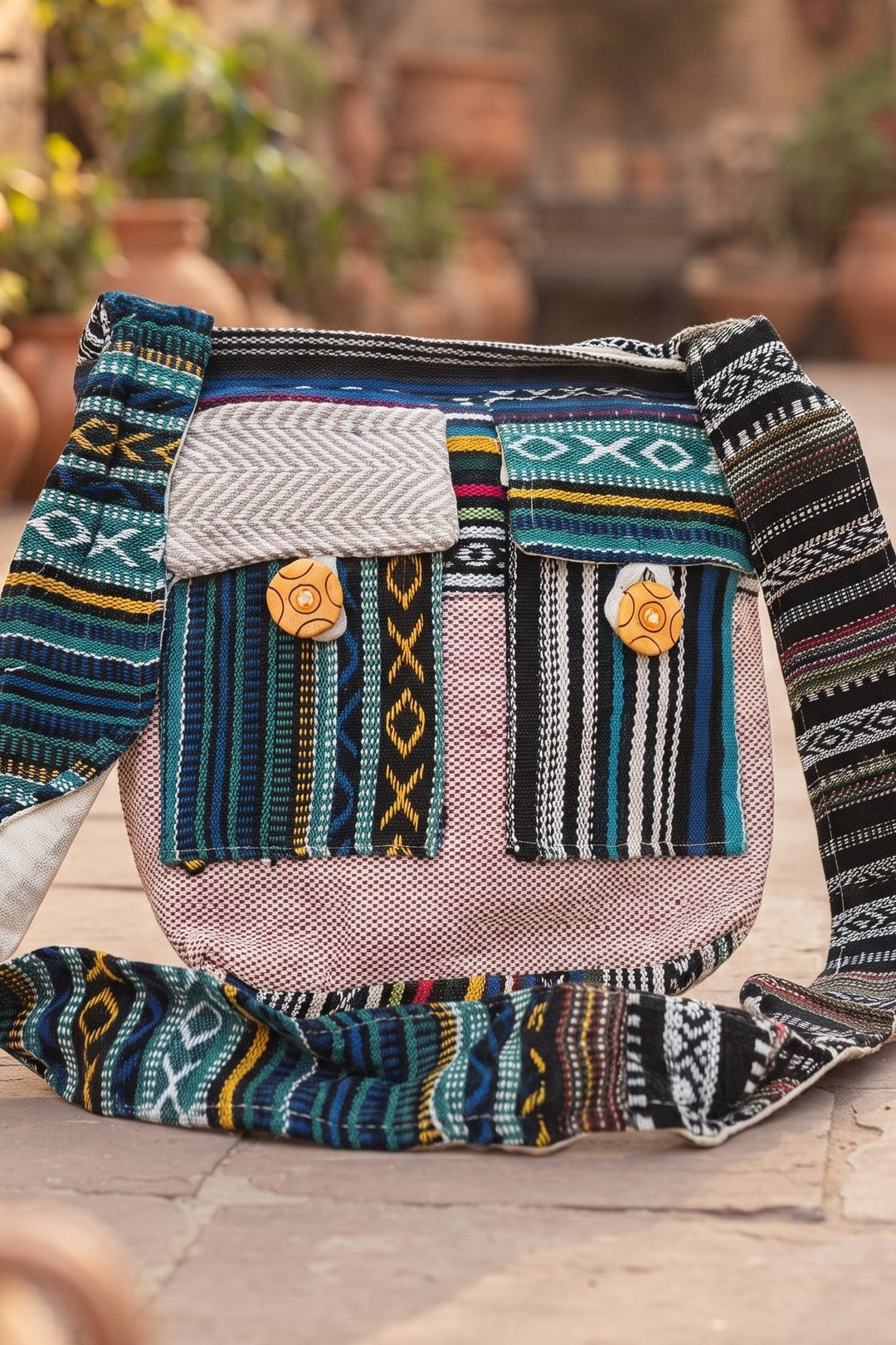 Woven Whimsy -Sling Bag