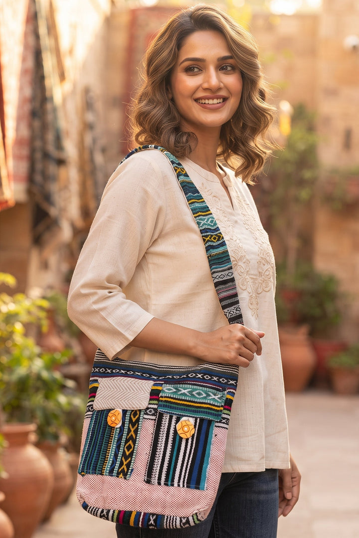 Woven Whimsy -Sling Bag