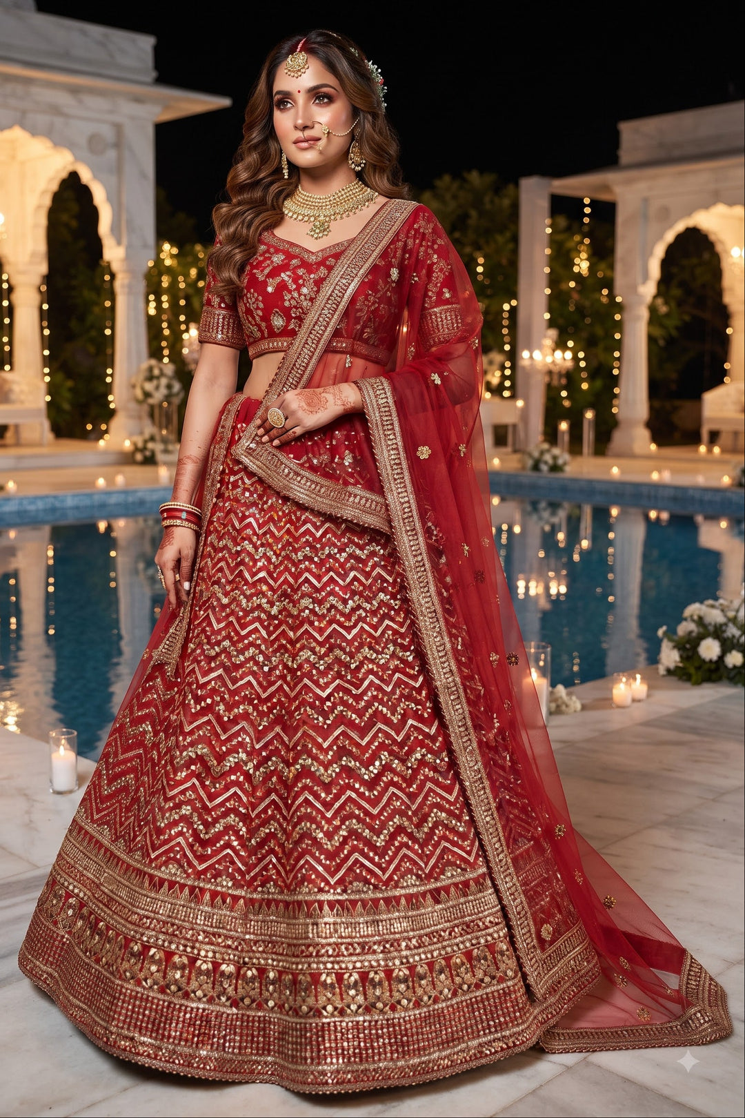 Versailles Princess Fancy Silk Lehenga