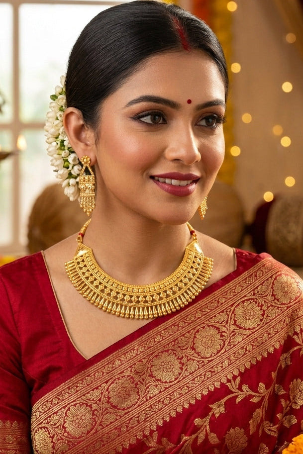 Gentle Way  - Gold Plated Necklace Set